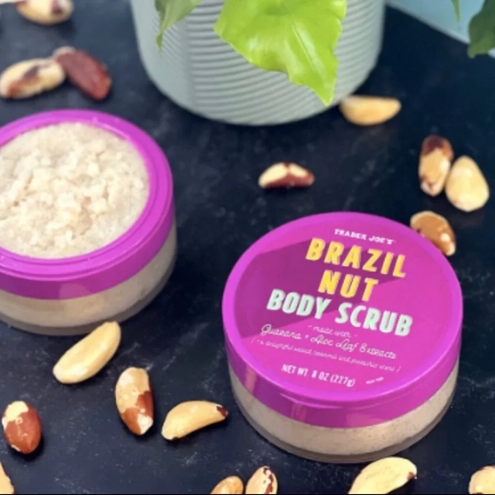 NWT BUNDLE Trader Joe's Brazil Nut Body Butter & Body Scrub